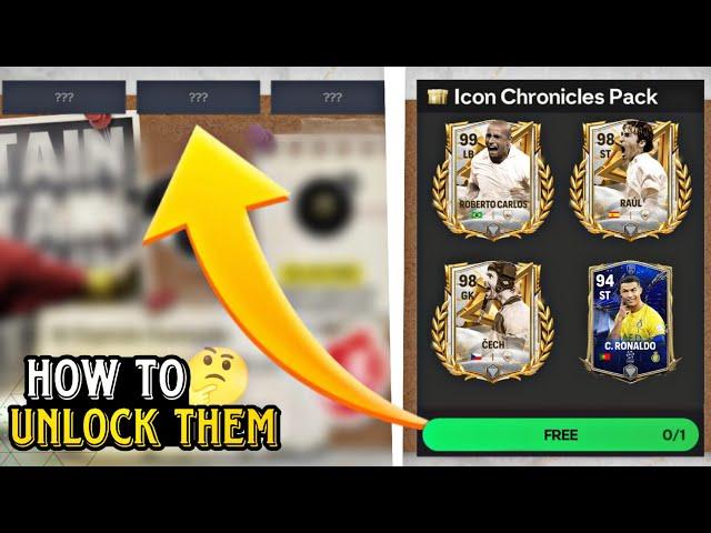 How to Unlock Roberto Carlos & Raul & Cech Icon Chronicles Chapters in FC Mobile 