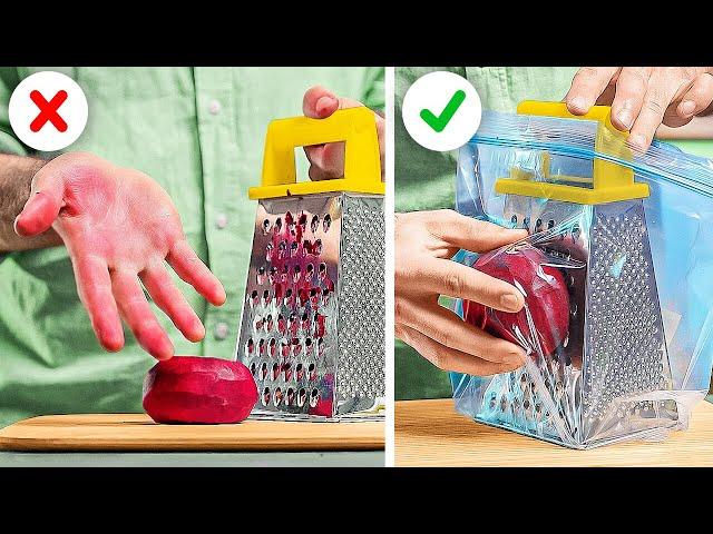 WANT TO COOK LIKE A PRO? ‍ WATCH THESE GENIUS KITCHEN HACKS