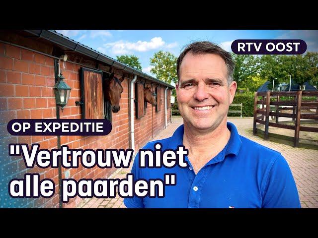 Onhandelbare paarden laten wennen aan een zadel: Gert doet het | RTV Oost