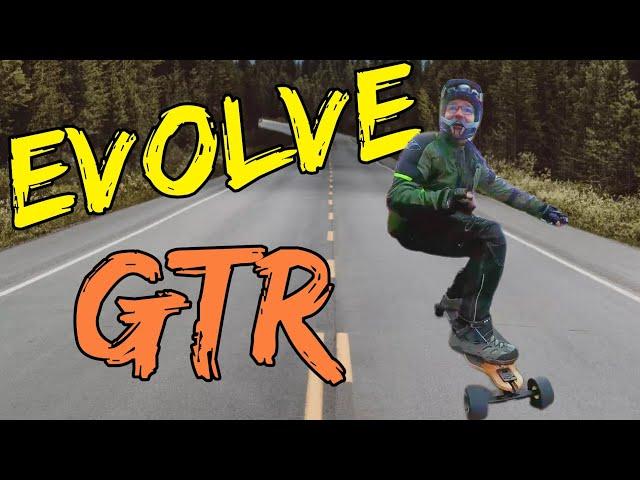 This Electric Scooter Has No Handlebars and Is Called The Evolve GTR E-skate Electric Skateboard