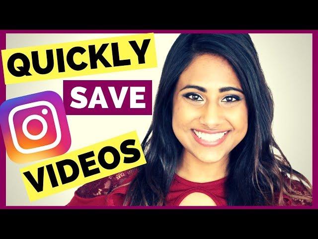 HOW TO SAVE INSTAGRAM VIDEOS & STORIES TO PHONE & CAMERA ROLL