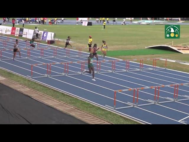 AMUSAN Oluwatobiloba wins women's 100mh heat 2 at the All African Games Accra 2024