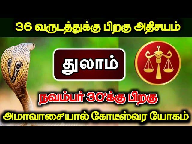 36 வருடத்துக்கு பிறகு அதிசயம்! நவம்பர் 30'க்கு பிறகு அமாவாசையால் கோடீஸ்வர யோகம்