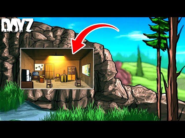 WE LIVED IN A HIDDEN BUNKER BASE! - Dayz