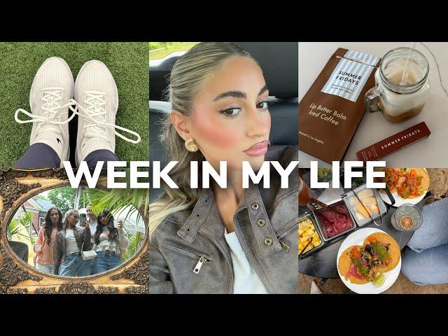 WEEKLY VLOG  coffee recipe, mental health check, working out & event in NYC!!