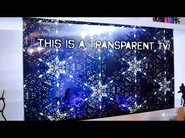 World's first Transparent TV by Panasonic & Panasonic Shinobi Ultra TVs