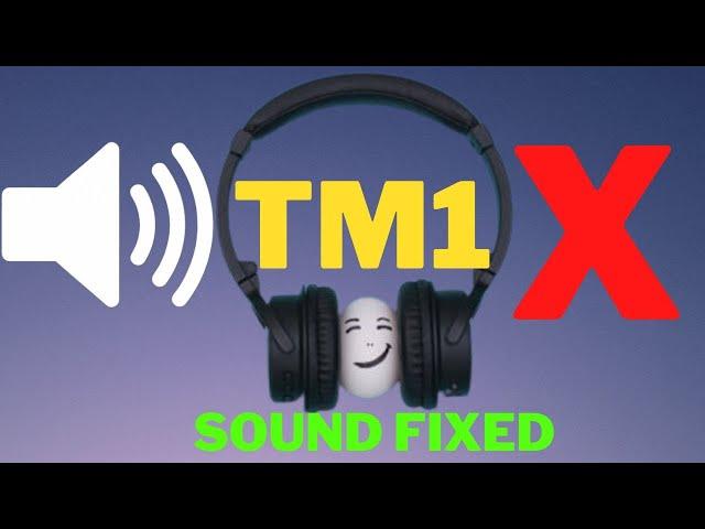 How to Install TM1 Sound Drivers