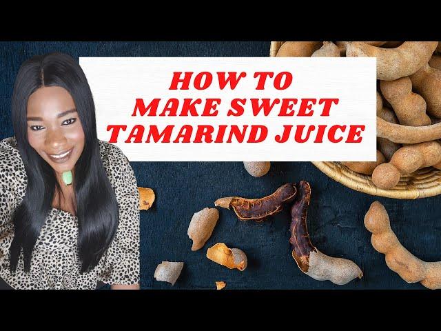 How To Make Sweet Tamarind Juice From Scratch #Shorts