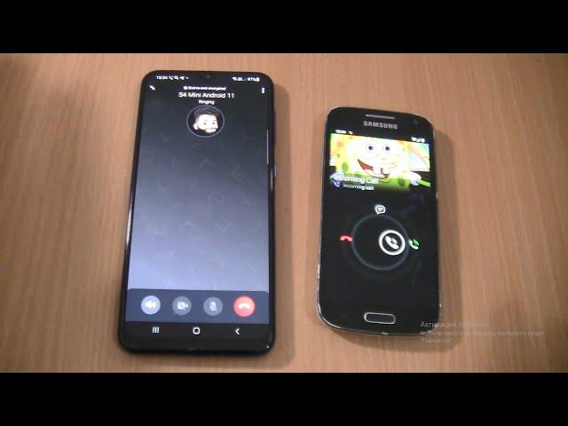 Viber Incoming & Outgoing call at the Same Time Samsung Galaxy A30s+S4 mini android 11