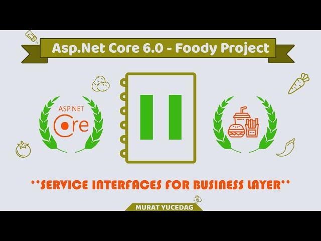 #11 Foody Asp.Net Core 6.0 Project - Service Interfaces For Business Layer