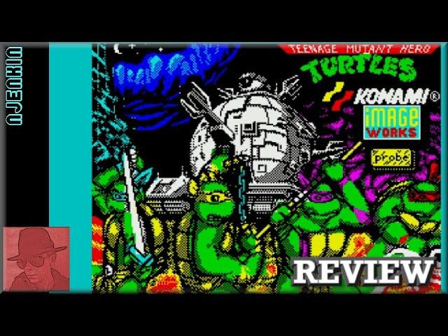 Teenage Mutant Hero Turtles - The Coin Op - on the ZX Spectrum 128K !! with Commentary