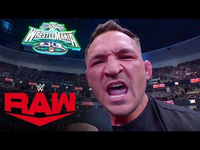 UFC star Michael Chandler calls out Conor McGregor at Raw!: Raw highlights, Feb. 19, 2024