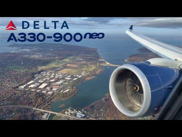 BUSINESS  Paris CDG - New York JFK  Delta Airbus A330neo + Lounge [FLIGHT REPORT]