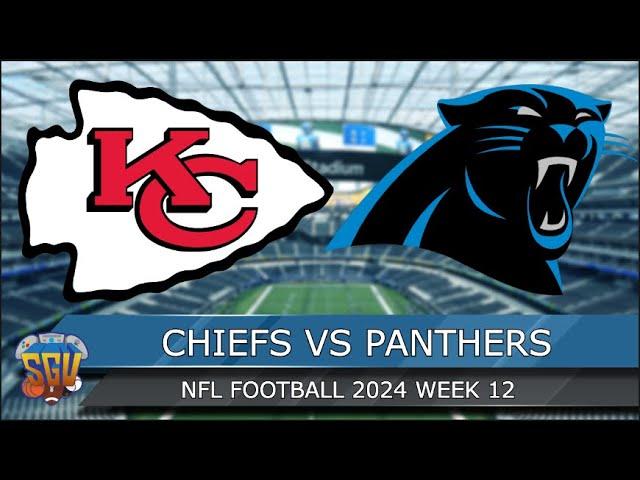 Kansas City Chiefs vs Carolina Panthers - NFL Week 12 2024 Full Game Highlights - Madden 25 Sim