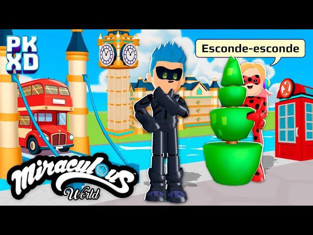  MIRACULOUS em LONDRES : Esconde Esconde no PK XD