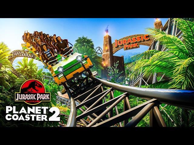 I Built JURASSIC PARK in Planet Coaster 2!