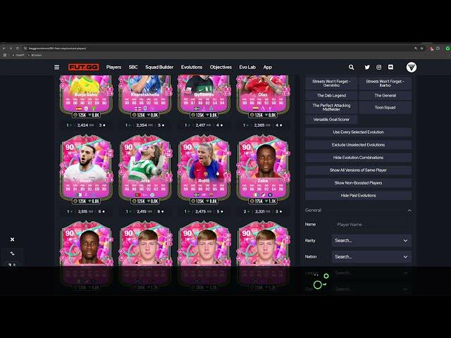 Flash Step Evolution Must Pick Players & Choice Filters - FC 25