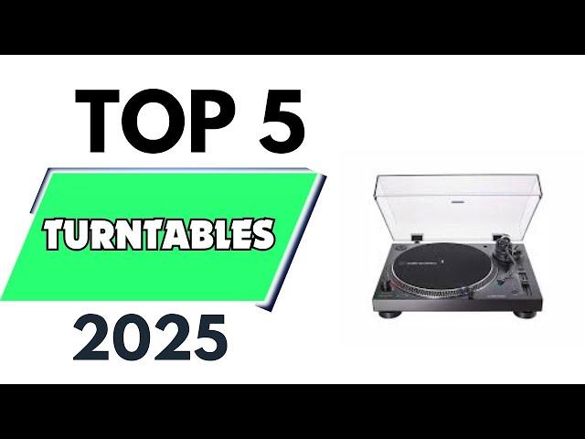  TOP 5 Best Turntable 2025  (Which One Is The Best?)