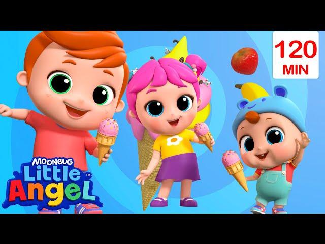 Yes Yes Ice Cream | KARAOKE! | BEST OF LITTLE ANGEL! | Sing Along With Me! | Kids Songs