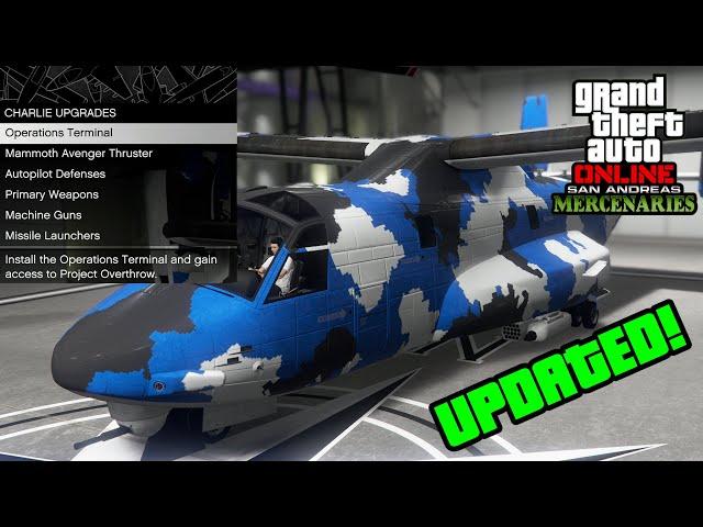 GTA 5 - UPDATED Avenger Customization & DLC Intro! | San Andreas Mercenaries Update