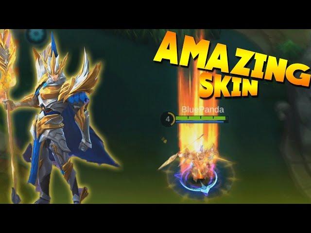 Mobile Legends Yun Zhao DRAGON KNIGHT Skin Gameplay!