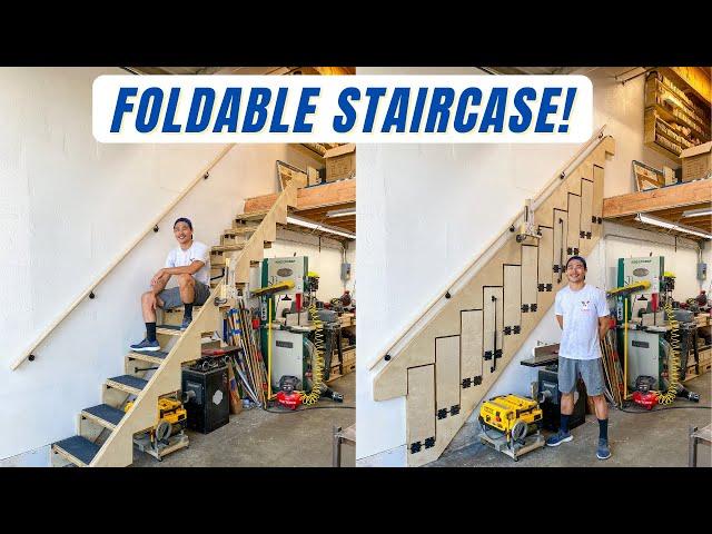 HOW TO MAKE A FOLDABLE STAIRCASE!