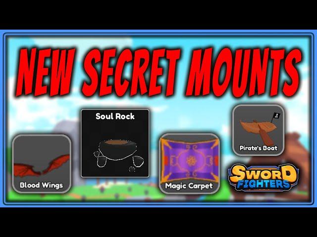 NEW SECRET MOUNTS In The Game! | Sword Fighters Simulator | Update 5