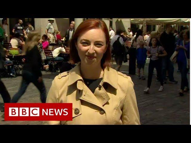 The moment 5G fails live on air - BBC News