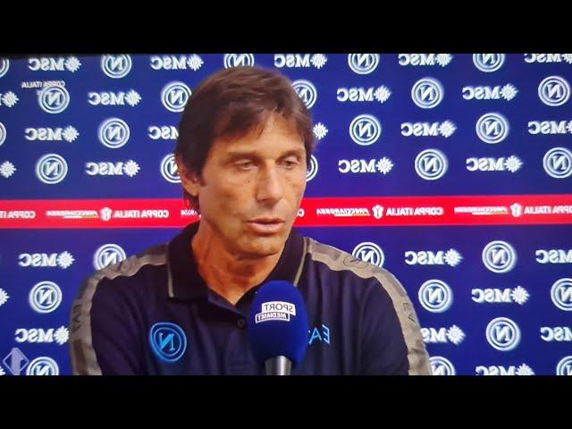 CONTE POLEMICO  con DE LAURENTIIS post NAPOLI MODENA 0-0|"Questa rosa va rinforzata"