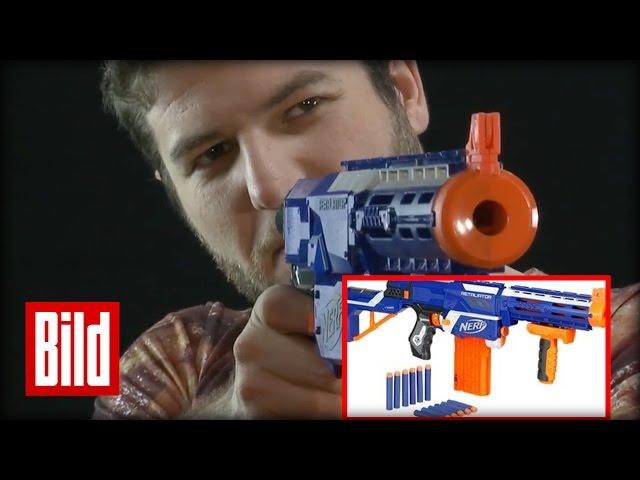 NERF: N-Strike Elite Retaliator - 4 in 1 mit 20 Meter Schuss (Test/Handson)