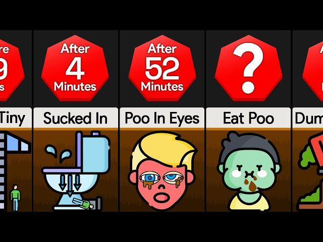 Timeline: What If You Flushed Yourself Down The Toilet