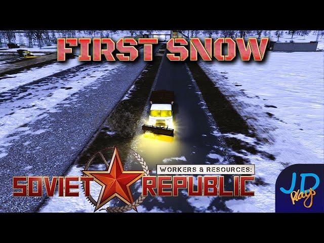 The First Snow ️ Workers & Resources ️ Ep2  Lets Play, Tutorial, Walkthrough