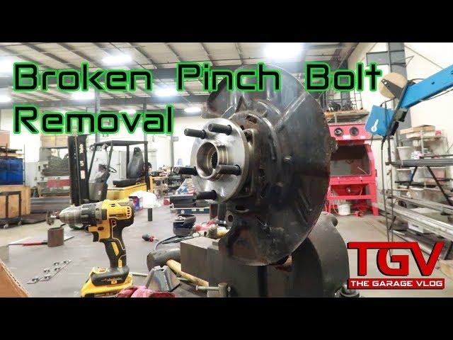Broken Ball Joint Pinch Bolt Removal Subaru