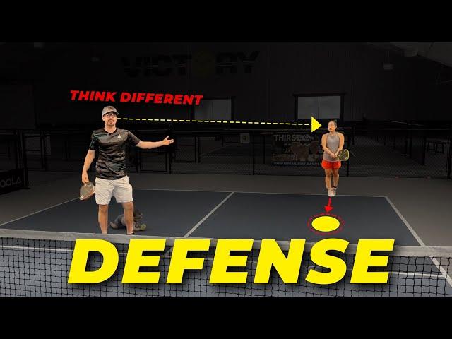 DEFENSIVE PICKLEBALL!!! (Not what you think!)