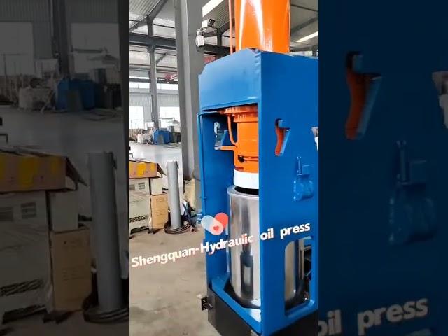 Hydraulic oil press for export to Russia