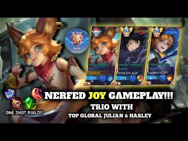 JOY SETELAH KENA NERF JADI JELEK?? KATA SIAPA?? | GAMEPLAY NERFED JOY | FLYARTHUR