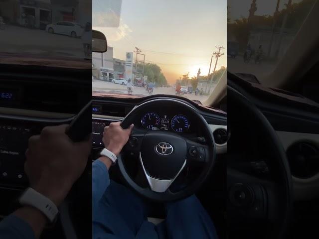 Corolla Altis 1.6 POV rash driving 