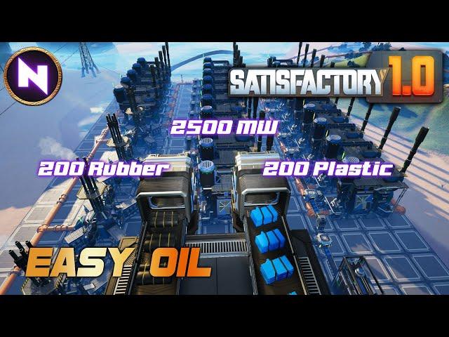 T5 & 6 Unlocked: Fast, Easy, Powerful Build for STARTER OIL | 05 |  Satisfactory 1.0 | Lets Play