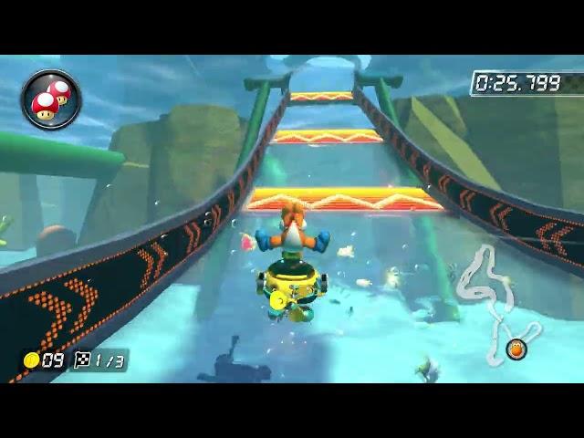 Wii Koopa Cape [200cc] - 1:24.996 - aWayfinder (Mario Kart 8 Deluxe World Record)