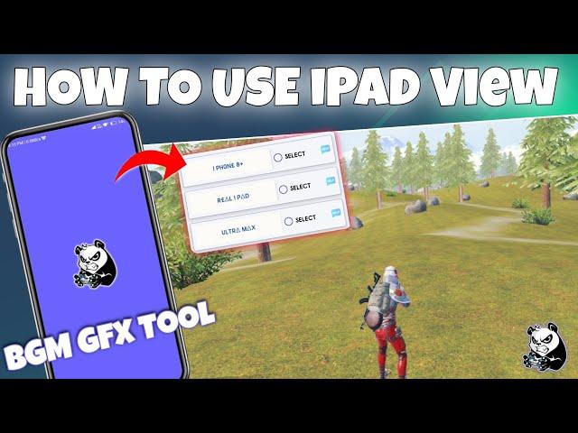 HOW TO USE IPAD VIEW FROM BGM GFX TOOL 