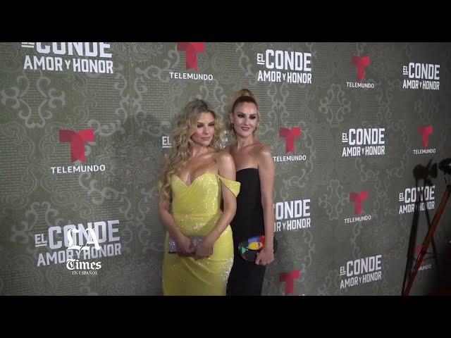 Chantal Andere y Marjorie de Sousa en la premiere de “El Conde, Amor y Honor” en Los Ángeles