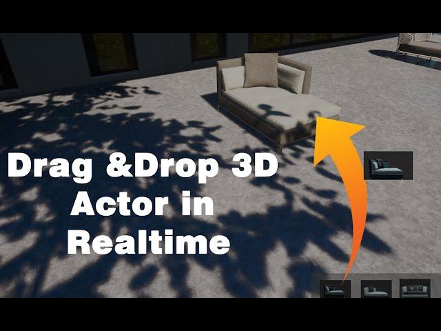 Request 5 part 1 : How To Drag and Drop 3d Actor from widget to local world