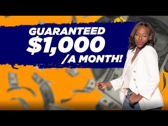 GUARANTEED INCOME $400-$1000 A MONTH FOR 12 MONTHS! LOW INCOME + SENIORS QUALIFY NO STRINGS ATTACHED