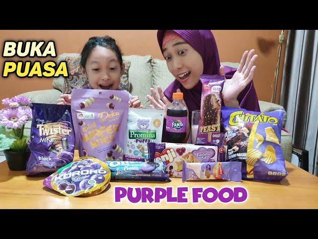 Buka Puasa Makan Warna Ungu  Purple Food | Makan-Makan Aqilla - Aqilla's Diary