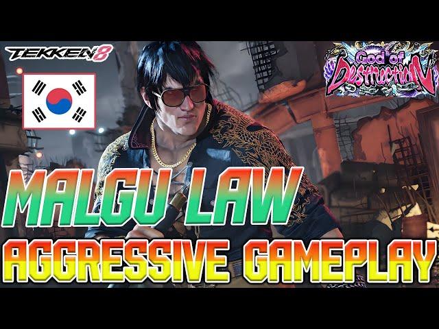 Tekken 8  ▰ Malgu Law Aggressive Gameplay !