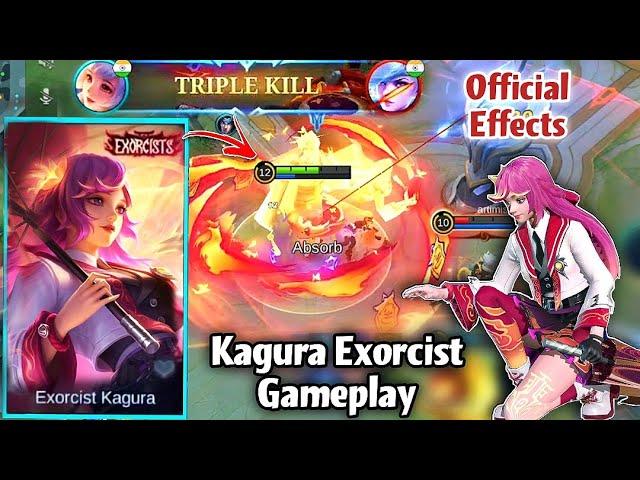 KAGURA EXORCIST SKIN GAMEPLAY️Official Effects!