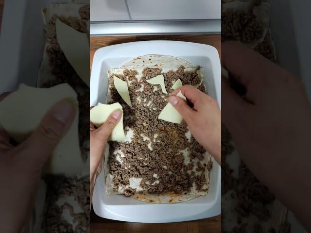 Лазанья из лаваша. Быстрый ужин. Рецепт в копилочку