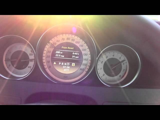 2012 Mercedes C250 Acceleration 0-60 mph