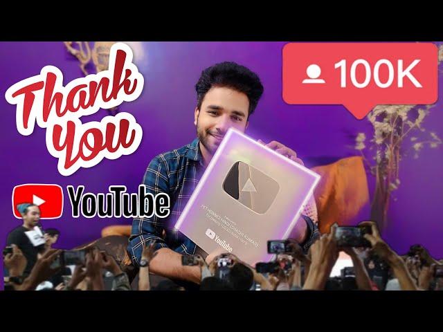 Unboxing 100k Silver Play Button | Thanks youtube family Youtube Creator Award @Pethobbieshindi