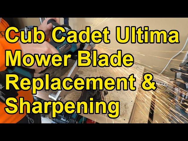 [HOW TO] Sharpen or Replace Mower Blades on a Cub Cadet Ultima ZTS1-50 (Other Models Similar)